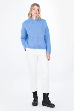 Kaamos Knit Sweater Blue<FALLA FINLAND Hot