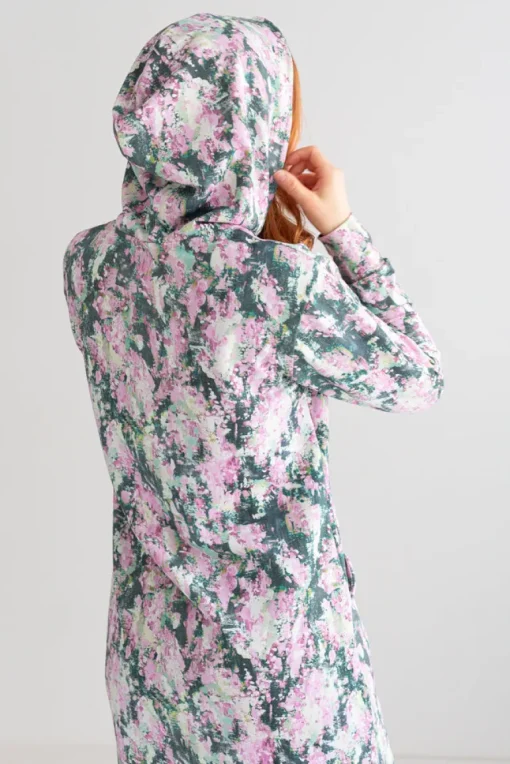 Kajo Hupullinen Collegemekko Pastelli Vihreä/Lila<Melli EcoDesign Best Sale
