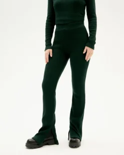 Kara Knitted Pants Green<Thinking MU Outlet