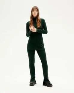 Kara Knitted Pants Green<Thinking MU Outlet