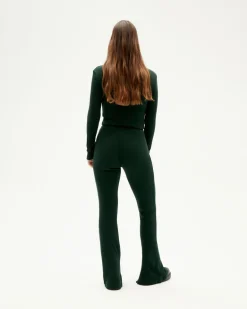 Kara Knitted Pants Green<Thinking MU Outlet