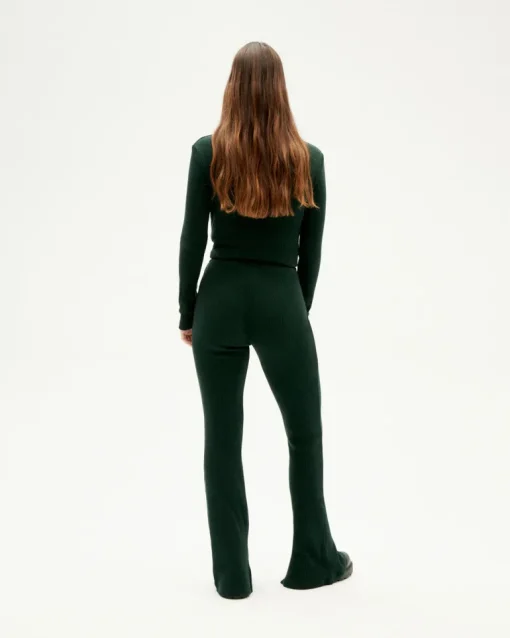 Kara Knitted Pants Green<Thinking MU Outlet