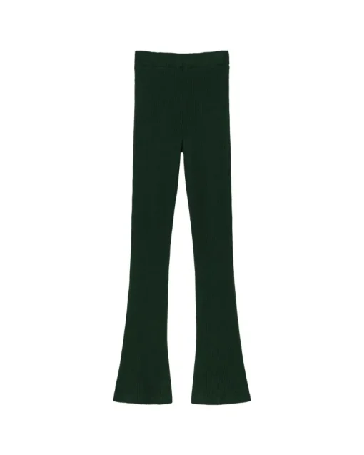 Kara Knitted Pants Green<Thinking MU Outlet