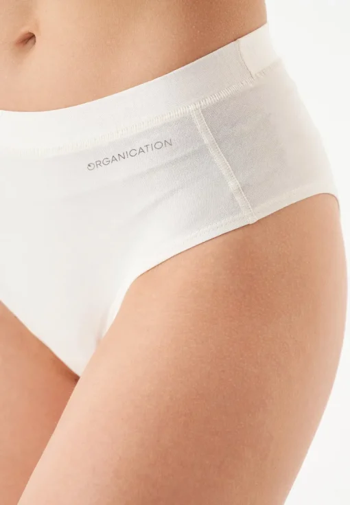 Karen Hipster Underpants 3-Pack Off White<ORGANICATION Outlet