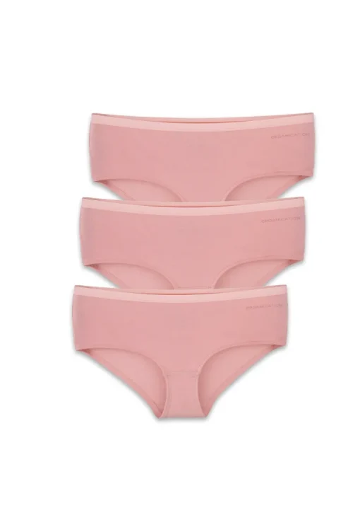 Karinna Hipster Underpants 3-Pack Dusty Pink<ORGANICATION Cheap