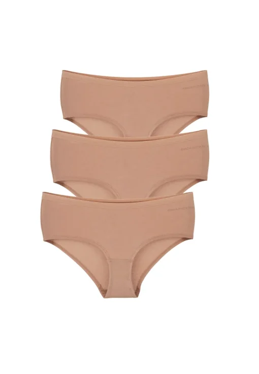 Karinna Hipster Underpants 3-Pack Beige<ORGANICATION Cheap