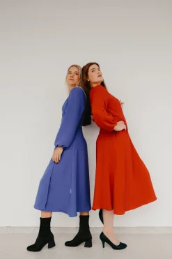 Karla Wrap Dress Blue<Viljava Clearance