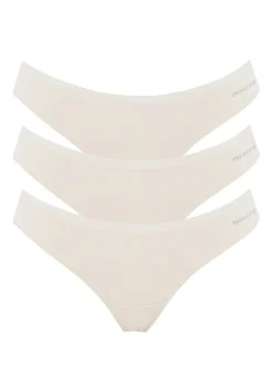 Kavinn Tanga Underpants 3-Pack Off White<ORGANICATION Cheap