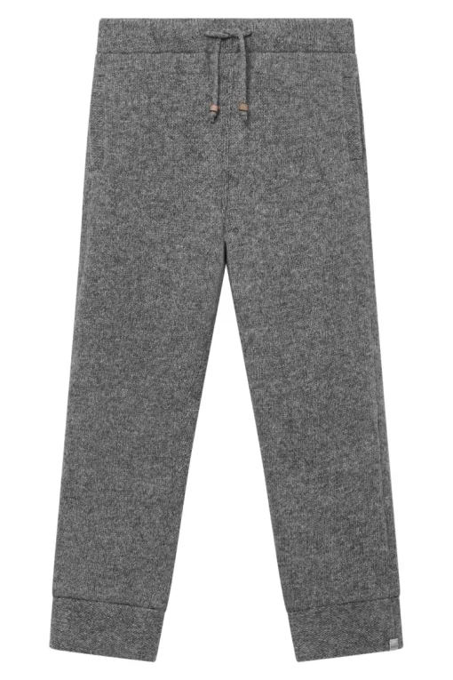 Kelvin Fleece Lined Wool Trouser Grey<KOMODO Best