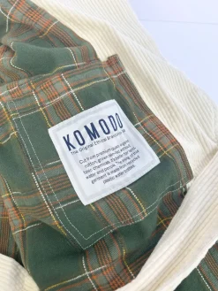 Keneila Organic Cotton Corduroy Coat Winter White<KOMODO Best