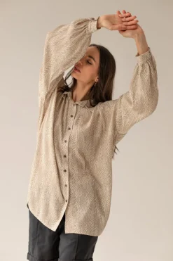 Kesäpaita Beige Kuvio<Enteliér Fashion