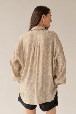 Kesäpaita Beige Kuvio<Enteliér Fashion