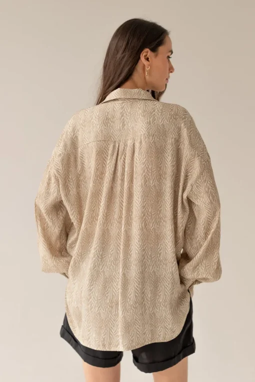 Kesäpaita Beige Kuvio<Enteliér Fashion