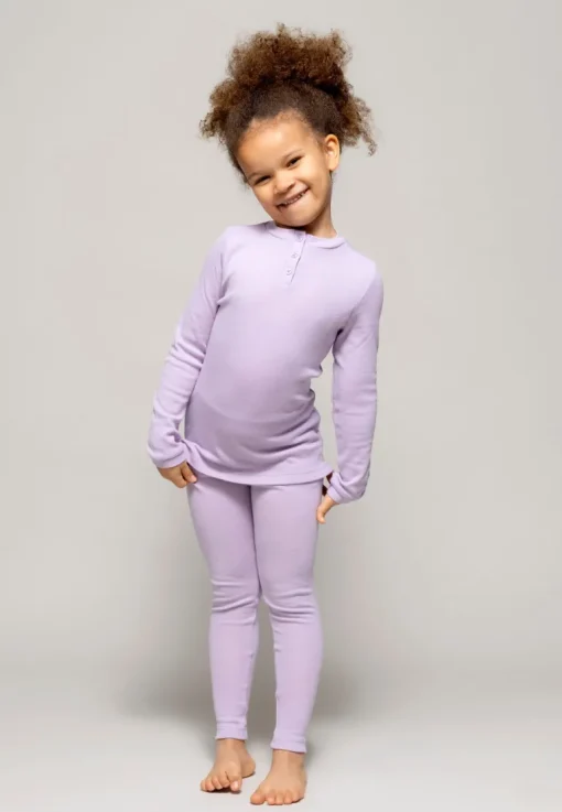 Kids' Aava Merino Shirt Purple<Kalla Active Online
