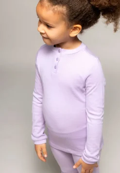 Kids' Aava Merino Shirt Purple<Kalla Active Online