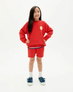 Kids' Azul Sweatshirt Red<Thinking MU Fashion