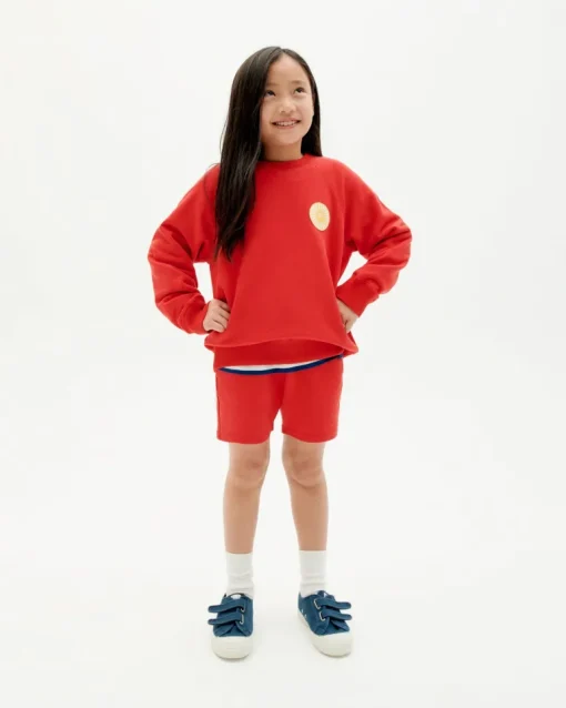 Kids' Azul Sweatshirt Red<Thinking MU Fashion