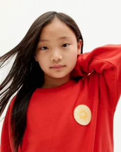 Kids' Azul Sweatshirt Red<Thinking MU Fashion