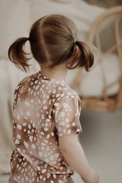 Kids' Basic Long Sleeve T-Shirt Copper Bambi<KAIKO Best