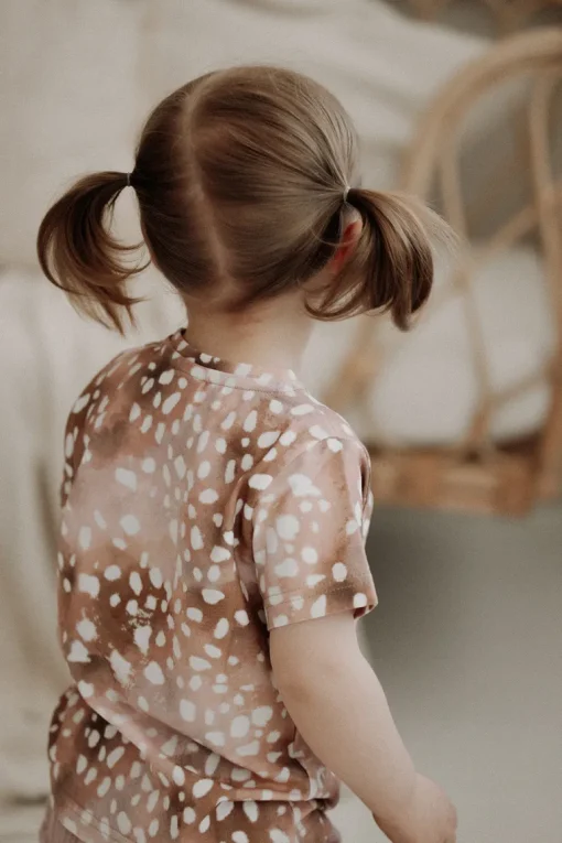 Kids' Basic Long Sleeve T-Shirt Copper Bambi<KAIKO Best