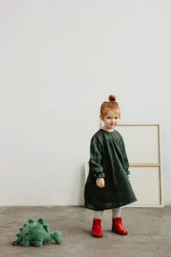 Kids' 沤emyna Linen Dress<Laume linen Best