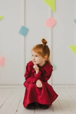 Kids' Guze Linen Dress<Laume linen Cheap
