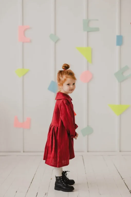 Kids' Guze Linen Dress<Laume linen Cheap
