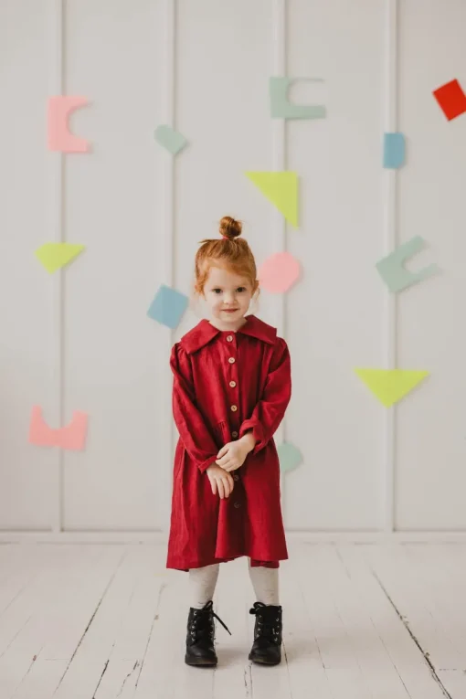 Kids' Guze Linen Dress<Laume linen Cheap