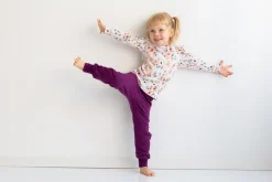 Kids' Knee Patch Sweatpants Purple<Melli EcoDesign Shop