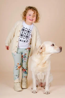 Kids' Leggings Jade Bloom Green<KAIKO Shop