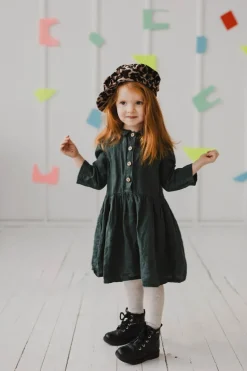 Kids' Medeina Linen Dress<Laume linen Cheap