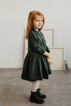 Kids' Medeina Linen Dress<Laume linen Cheap