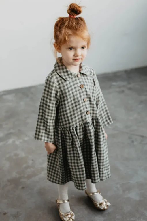 Kids' Medeina Linen Dress<Laume linen Cheap
