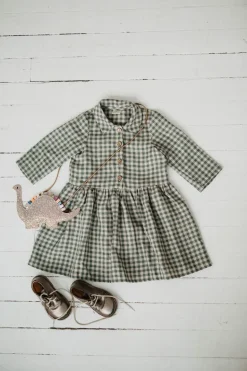 Kids' Medeina Linen Dress<Laume linen Cheap