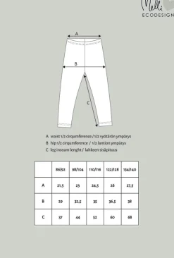 Kids' Merino Leggings Menthol Blue<Melli EcoDesign Hot