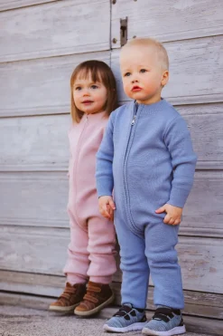 Kids' Merino Wool Jumpsuit Blueberry<Kalla Active Flash Sale