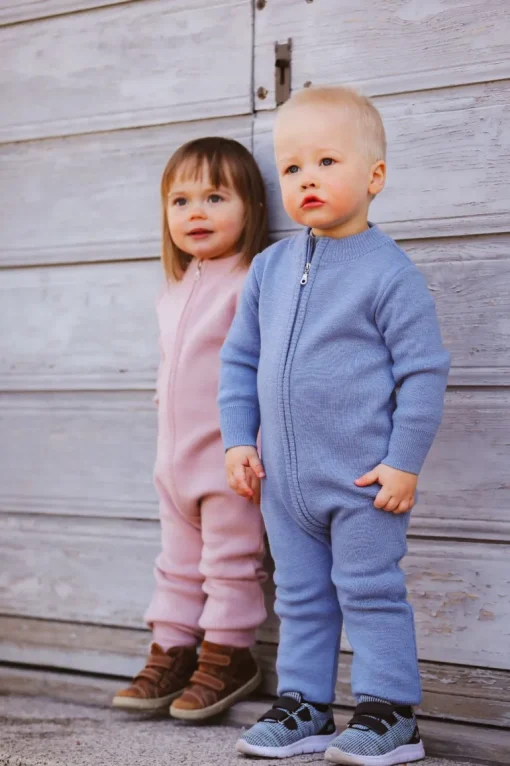 Kids' Merino Wool Jumpsuit Blueberry<Kalla Active Flash Sale