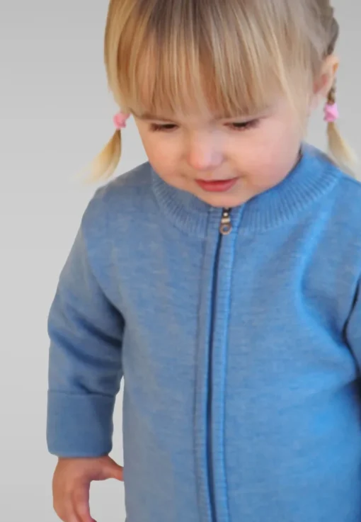 Kids' Merino Wool Jumpsuit Blueberry<Kalla Active Flash Sale