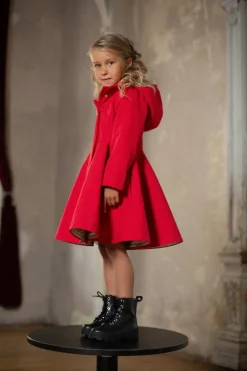 Kids' Queen of Hearts Raincoat Red<RainSisters Store