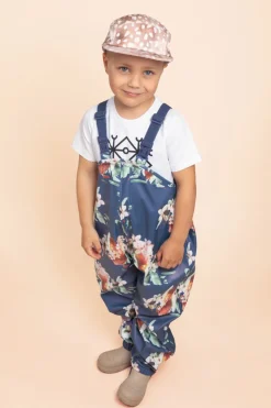 Kids' Rain Overalls Blue Blossom<KAIKO Discount