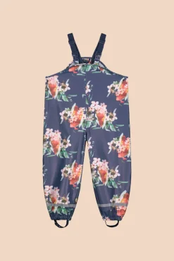 Kids' Rain Overalls Blue Blossom<KAIKO Discount
