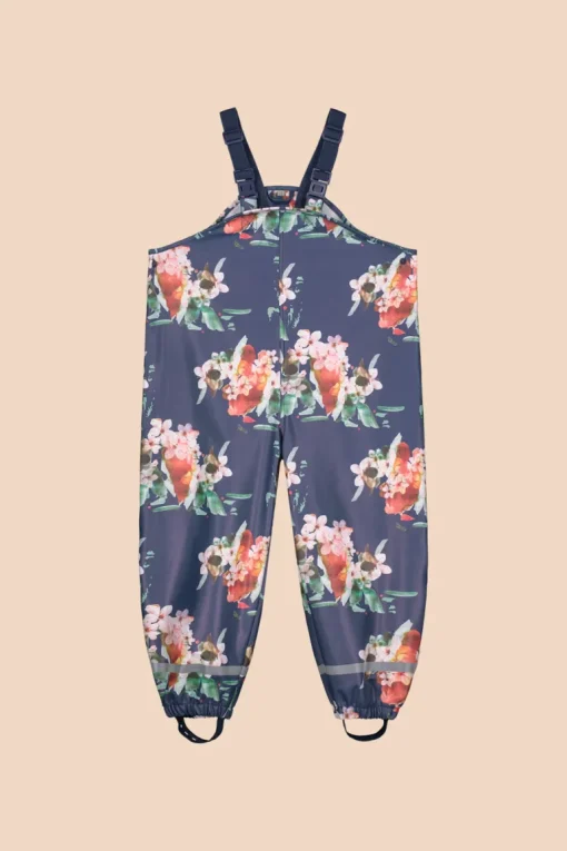 Kids' Rain Overalls Blue Blossom<KAIKO Discount