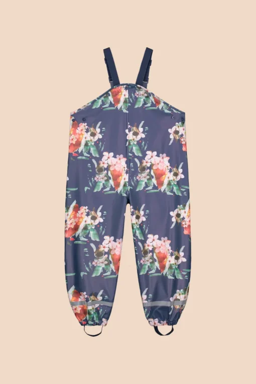 Kids' Rain Overalls Blue Blossom<KAIKO Discount