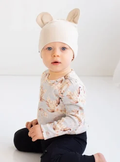 Kids' Teddy Beanie Light Beige<Melli EcoDesign Outlet