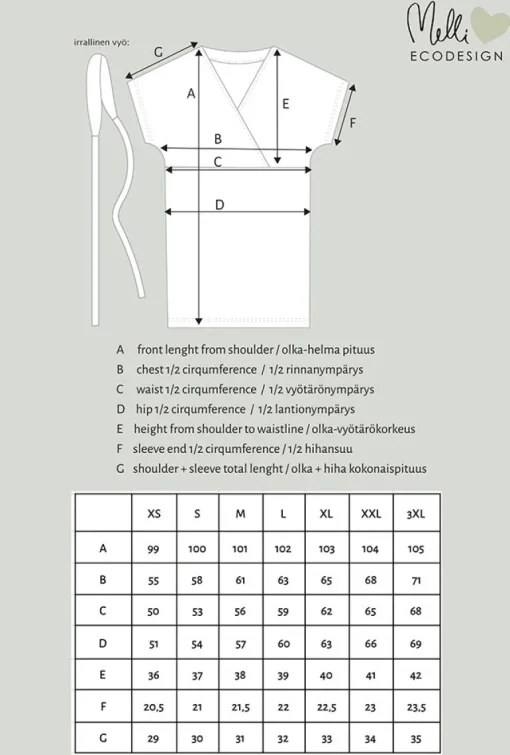Kimonomekko Punainen<Melli EcoDesign Outlet