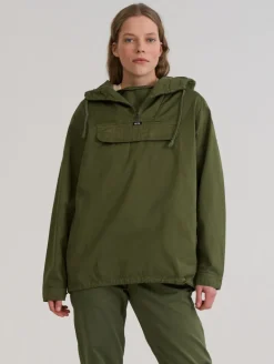 Klassinen Anorakki Sammaleenvihreä<R-Collection Clearance