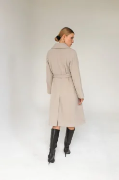 Klassinen Kashmir Villakangastakki Beige<Enteliér Best