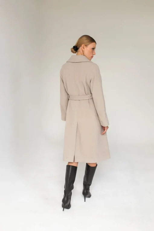 Klassinen Kashmir Villakangastakki Beige<Enteliér Best