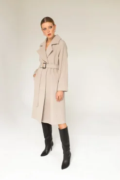 Klassinen Kashmir Villakangastakki Beige<Enteliér Best