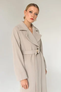 Klassinen Kashmir Villakangastakki Beige<Enteliér Best